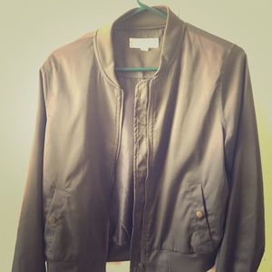 Forrest green bomber jacket